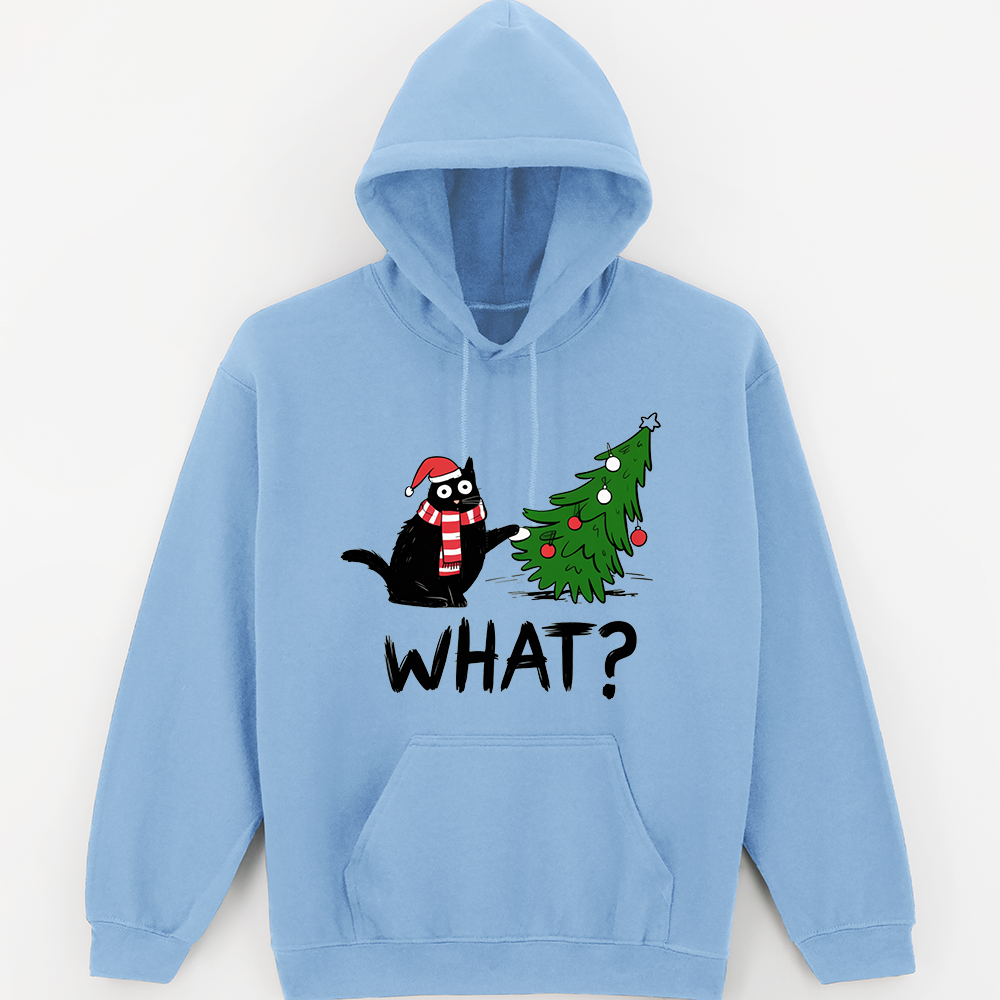 Christmas What Cat Hoodie