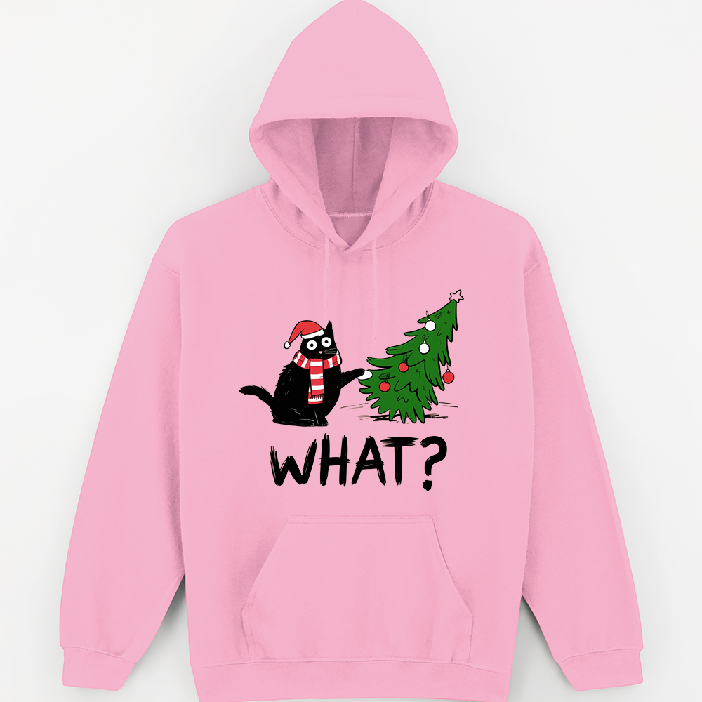 Christmas What Cat Hoodie
