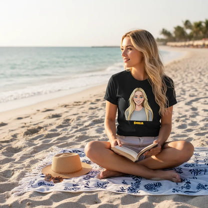 T-Shirt im Comic Style - Dein Bild und Text