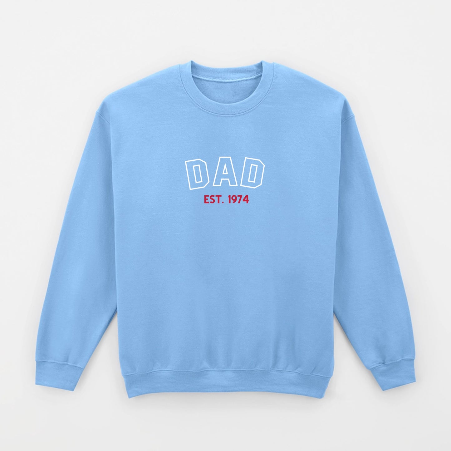 Sweatshirt mit individueller Beschriftung und Farbe - Dad East 1974
