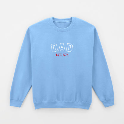 Sweatshirt mit individueller Beschriftung und Farbe - Dad East 1974