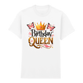 T-Shirt<br>Birthday Queen Schmetterlinge