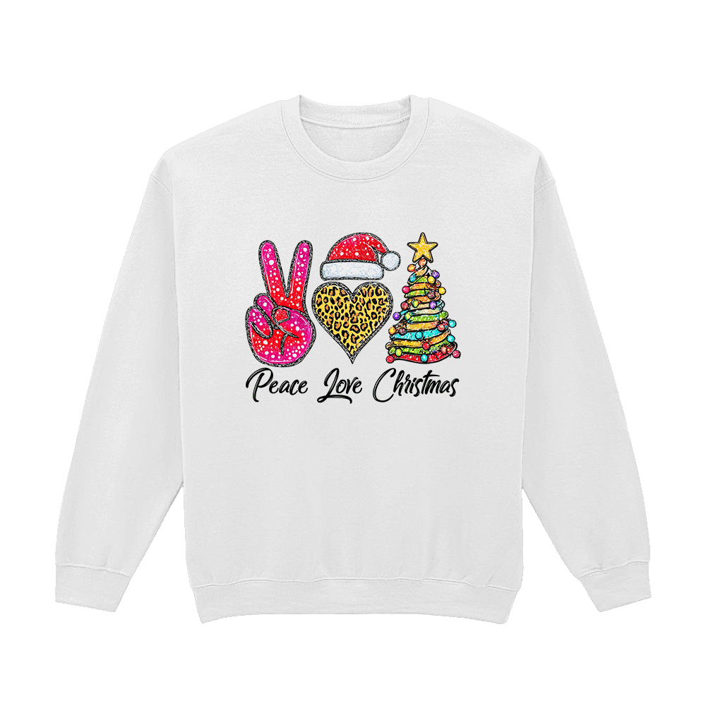 Sweatshirt<br>Peace Love Christmas