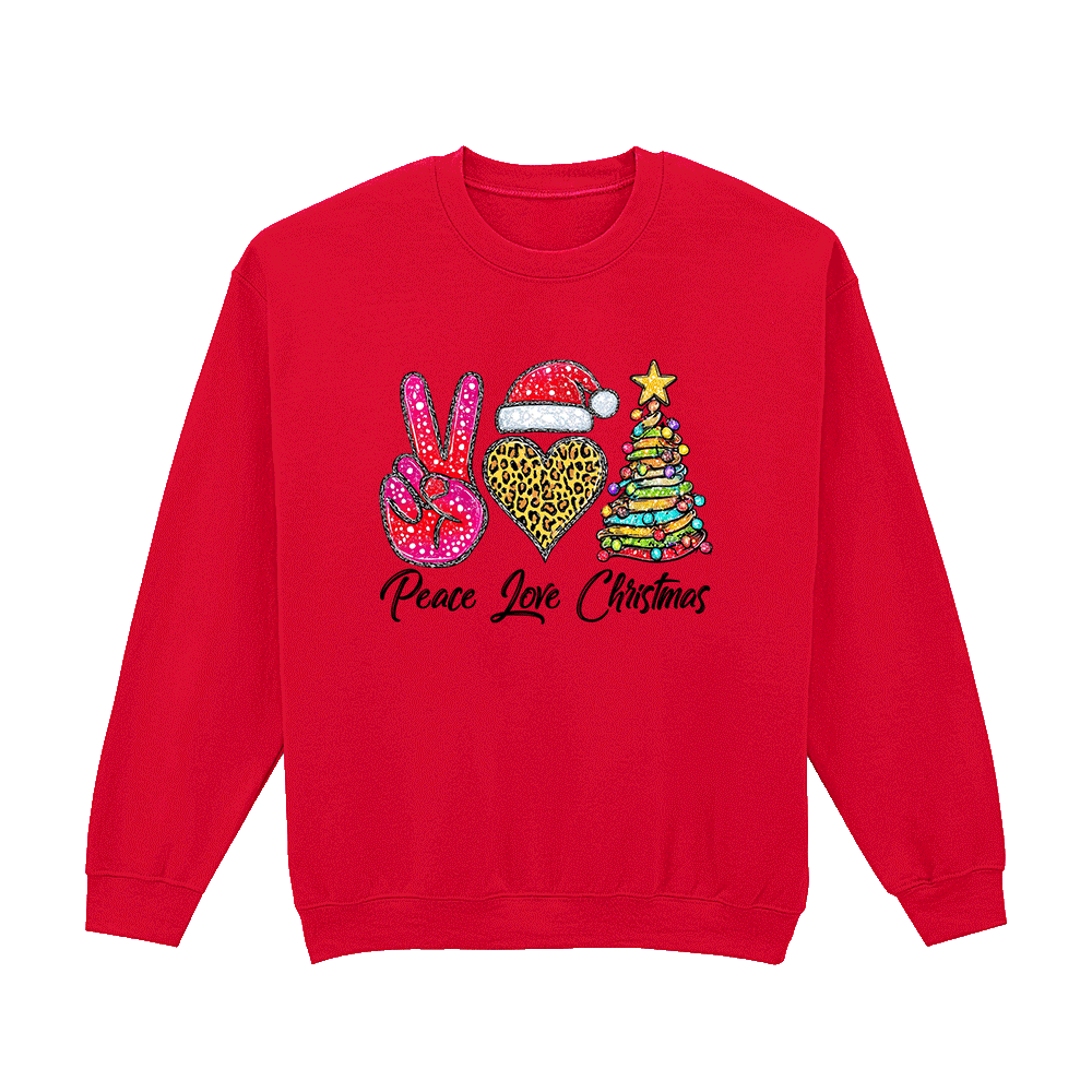 Sweatshirt<br>Peace Love Christmas