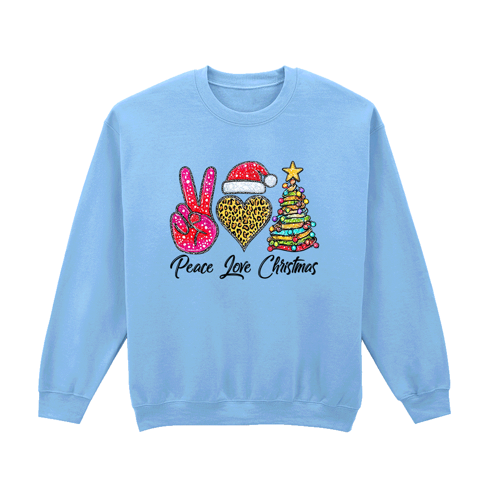 Sweatshirt<br>Peace Love Christmas