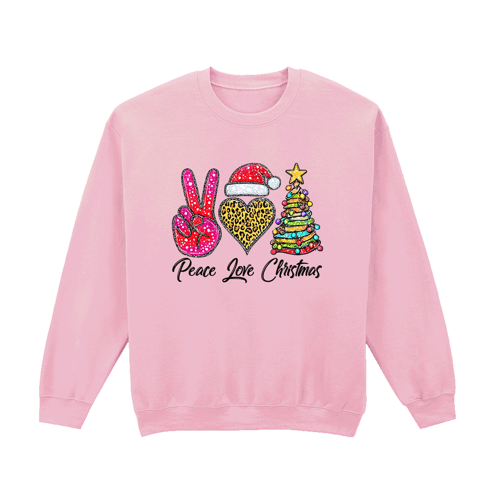 Sweatshirt<br>Peace Love Christmas