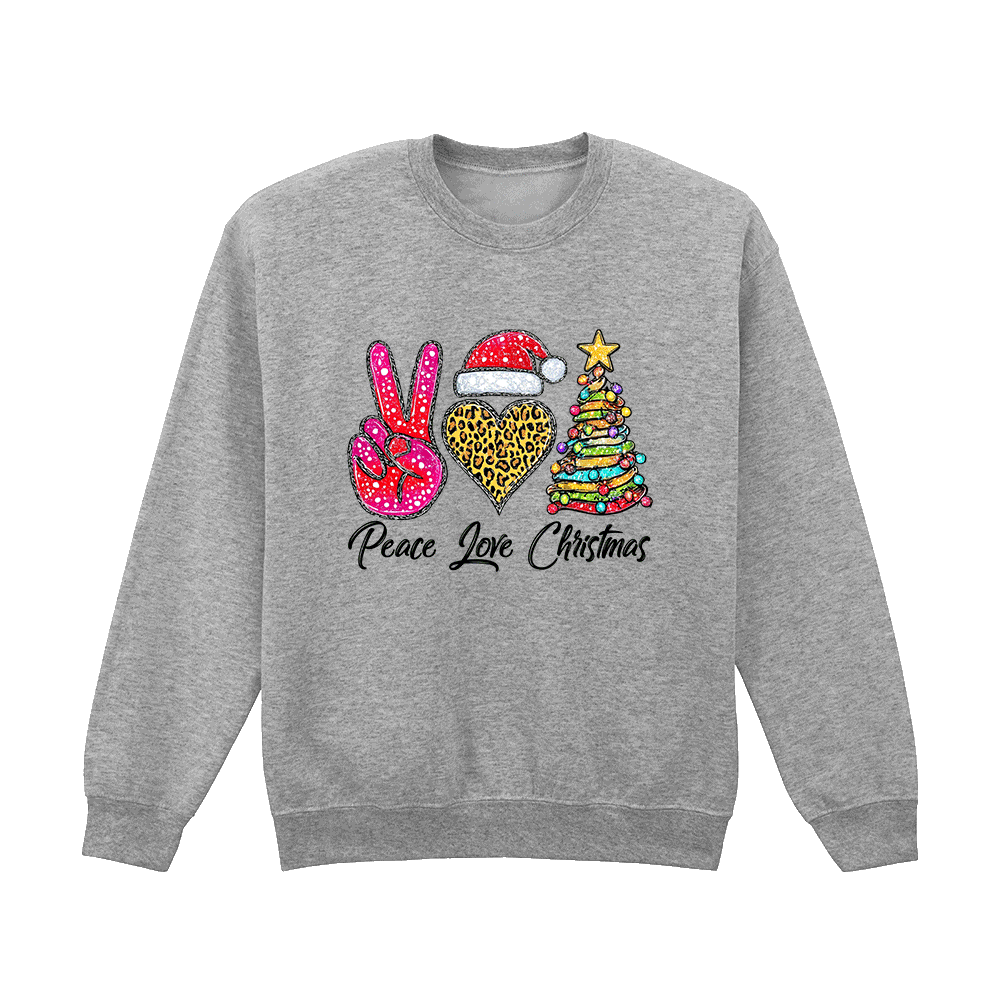 Sweatshirt<br>Peace Love Christmas