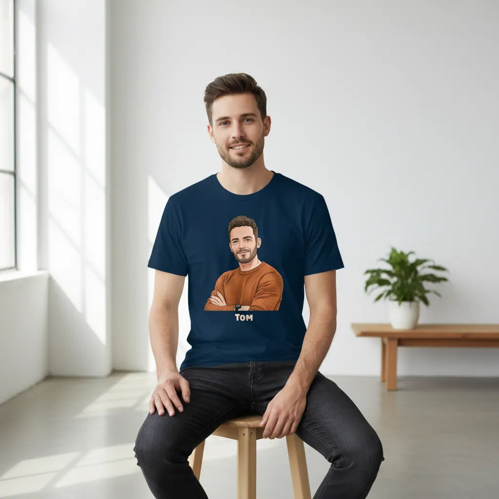 T-Shirt im Comic Style - Dein Bild und Text